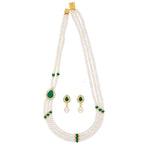 J Pearls Famous 3 String Necklace Set - Real Pearl Jewelry | Grocsy