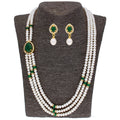 J Pearls Famous 3 String Necklace Set - Real Pearl Jewelry | Grocsy