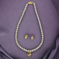 J Pearls Abha Pearl Pendant Set | Grocsy