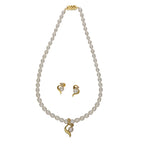 J Pearls Abha Pearl Pendant Set | Grocsy