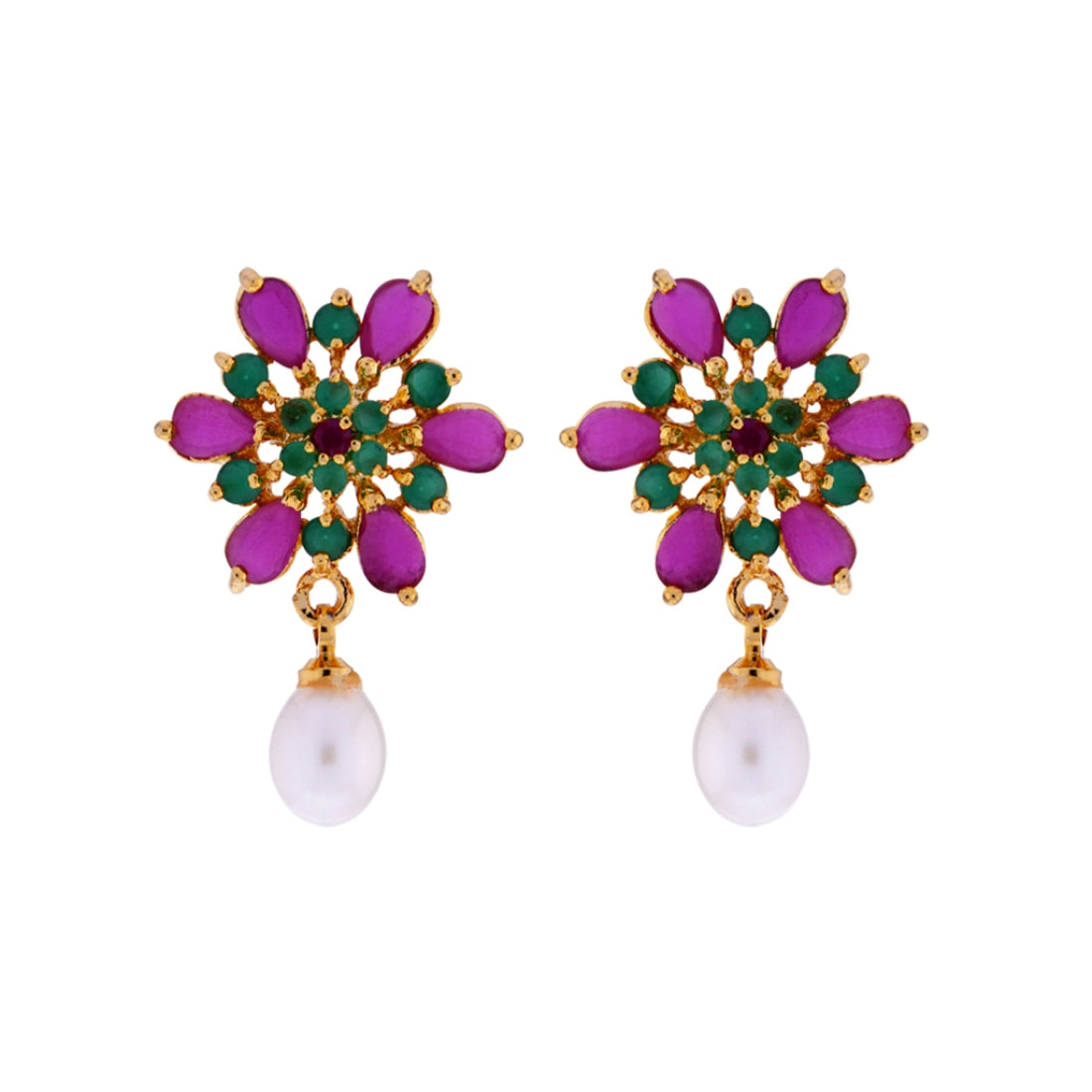 J Pearls Color Drop Earrings - Real Pearl Jewelry | Grocsy
