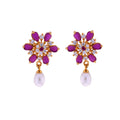 J Pearls Designer Drop Earrings - Real Pearl Jewelry | Grocsy