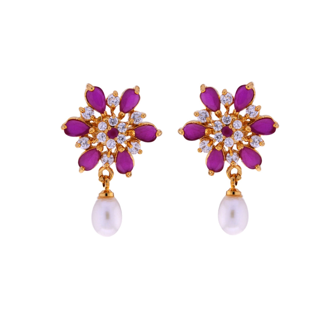 J Pearls Designer Drop Earrings - Real Pearl Jewelry | Grocsy