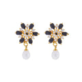 J Pearls Heema Drop Earrings - Real Pearl Jewelry | Grocsy