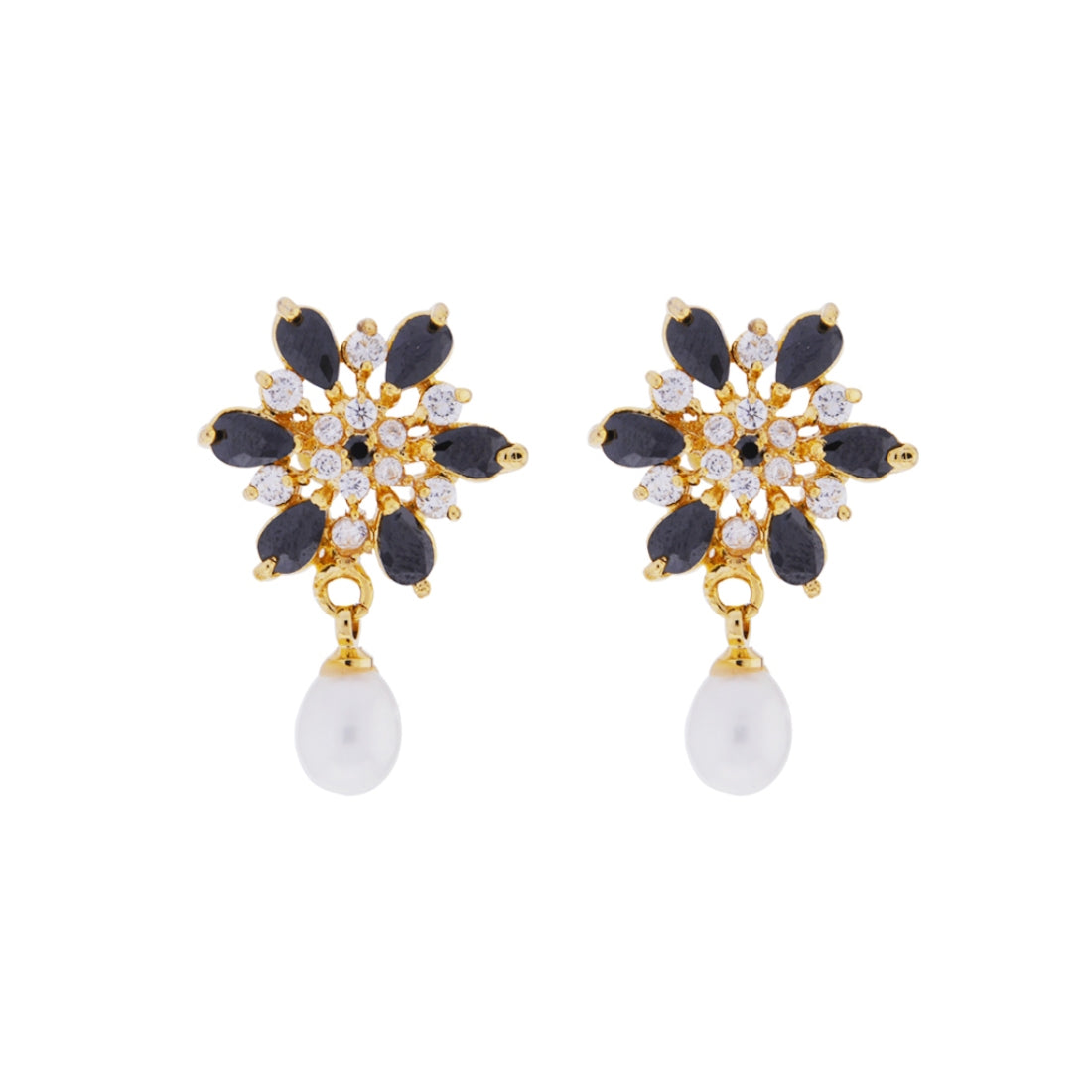 J Pearls Heema Drop Earrings - Real Pearl Jewelry | Grocsy
