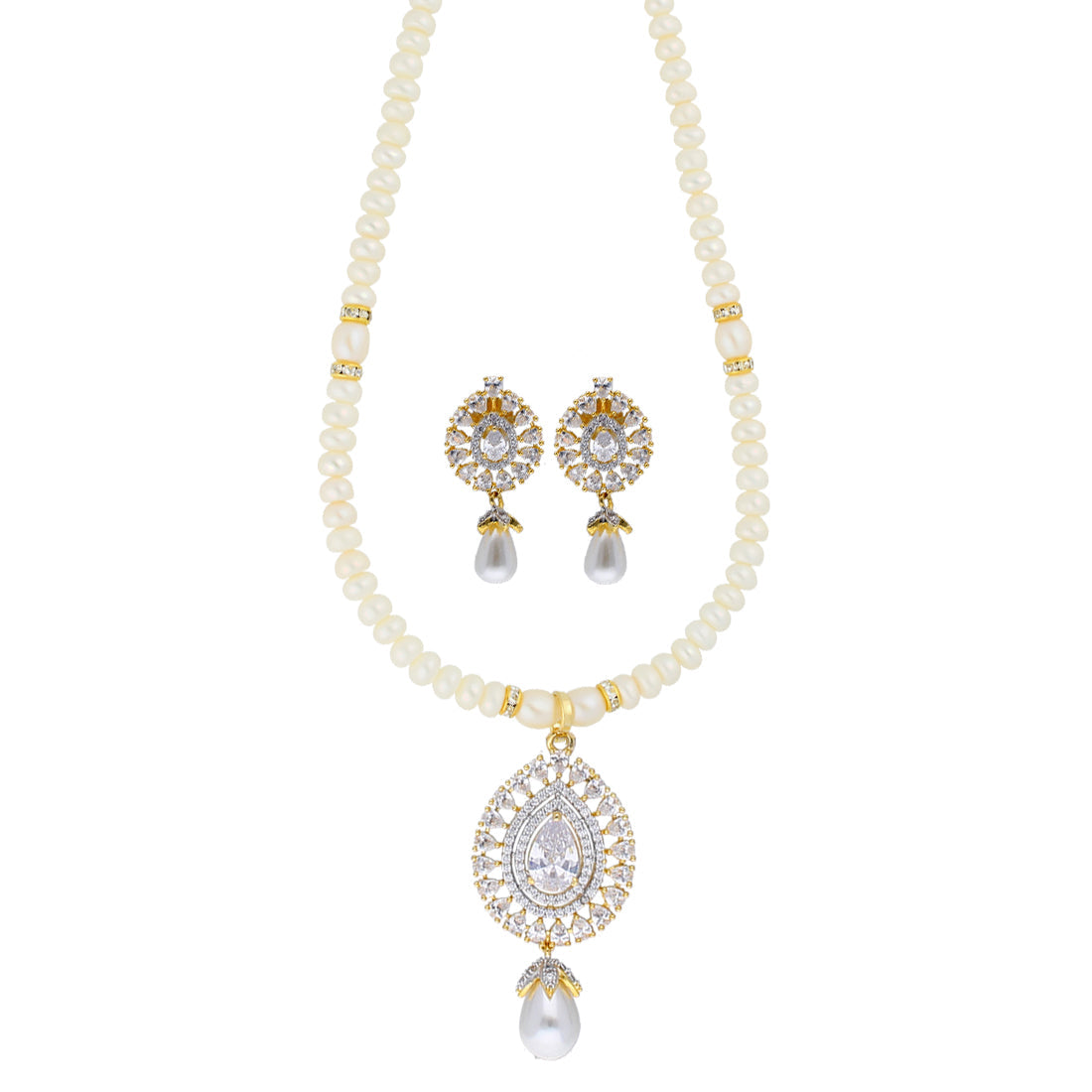 J Pearls Sushita Pearl Pendant Set - Real Pearl Jewelry | Grocsy