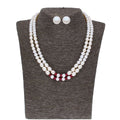 J Pearls 2 Line 5-6Mm Oval Pearl Set - Real Pearl Jewelry | Grocsy