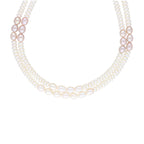 J Pearls 2 Line 5-6Mm Button Pearl Set - Real Pearl Jewelry