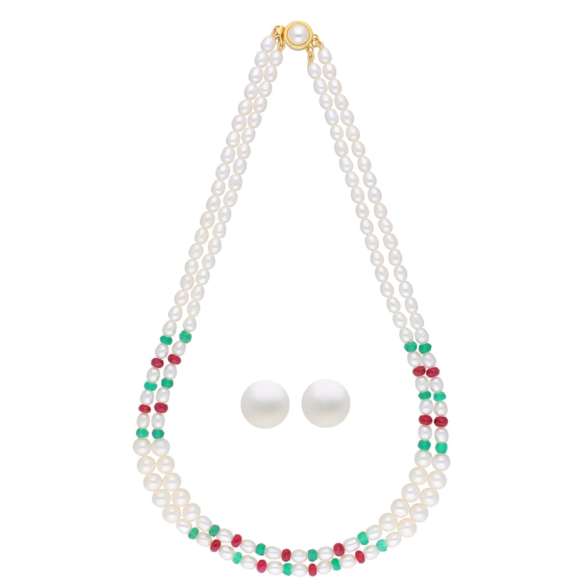 J Pearls Tremendous Pearl Set - Real Pearl Jewelry | Grocsy