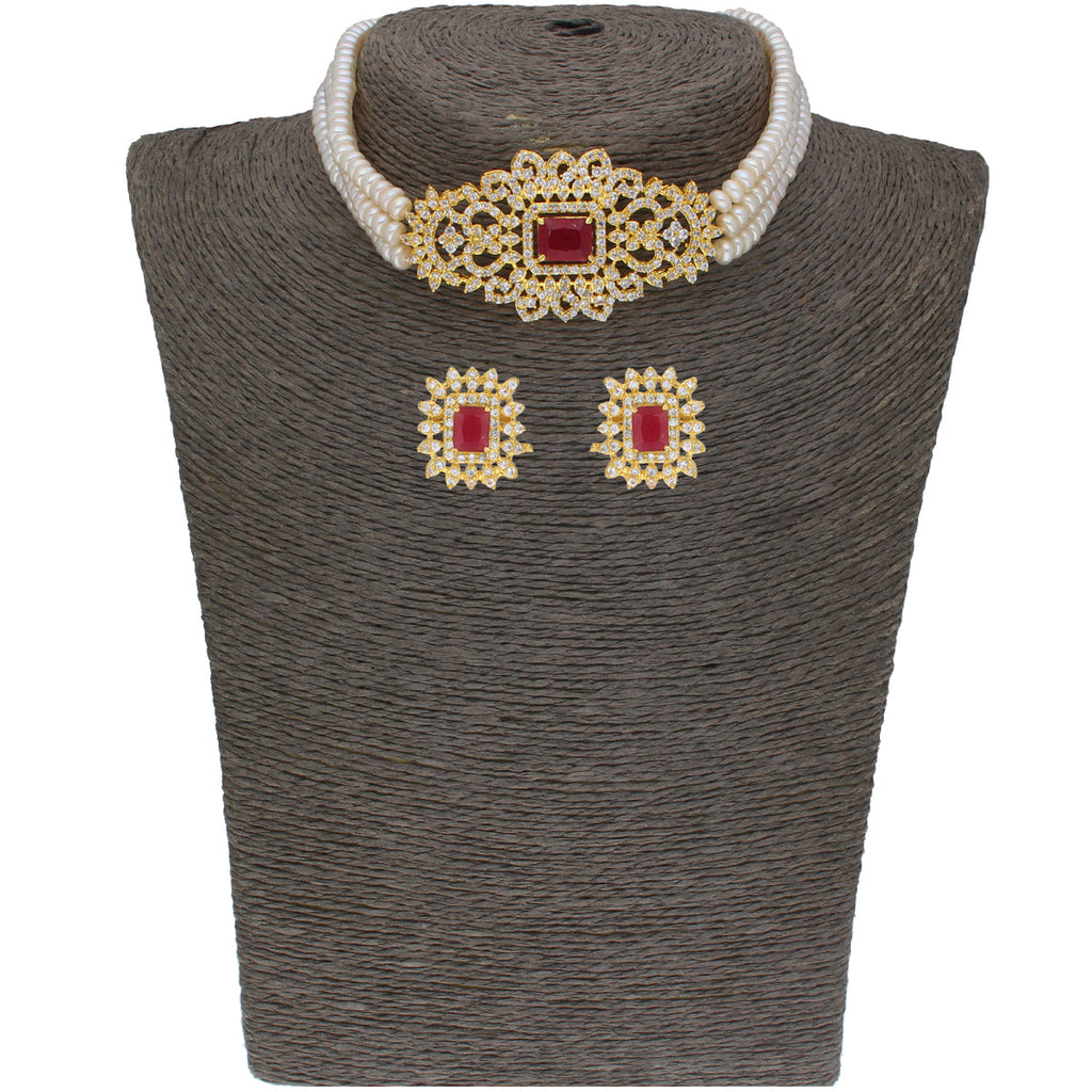 J Pearls Charming Pearl Choker - Real Pearl Jewelry | Grocsy