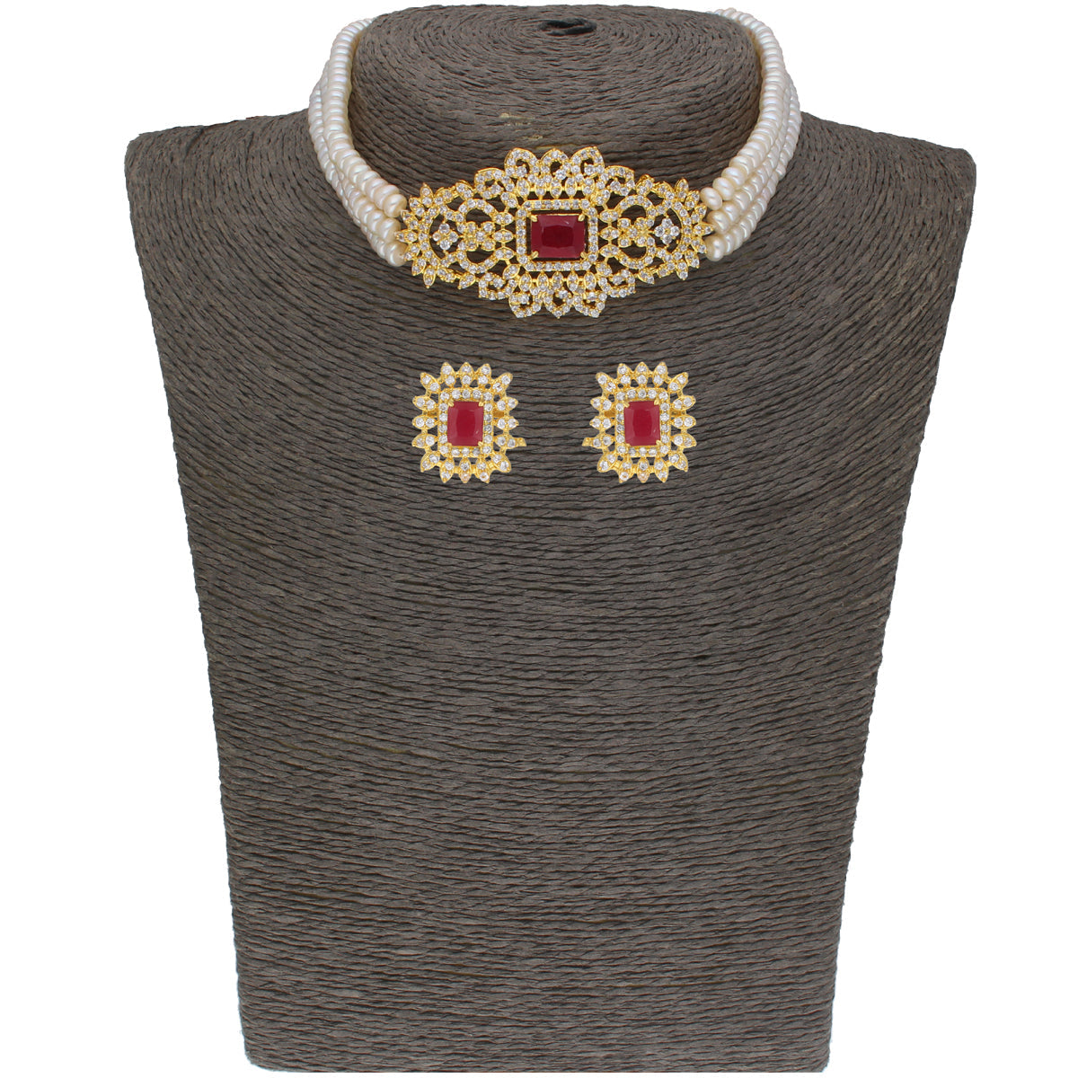J Pearls Charming Pearl Choker - Real Pearl Jewelry | Grocsy