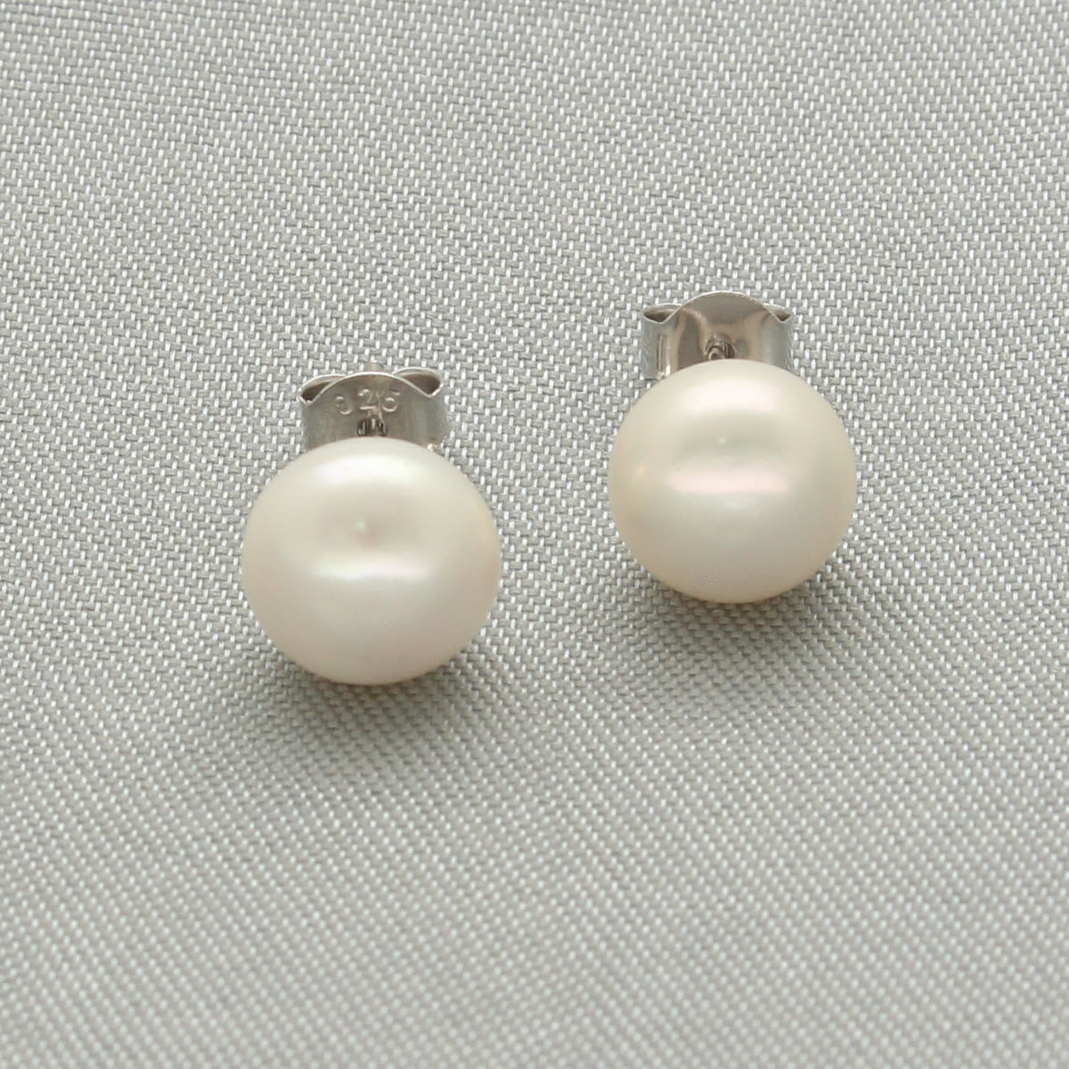 J Pearls Lavish 925 Sterling Silver Stud Earrings