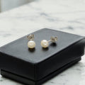 J Pearls Luxe 925 Silver Stud Earrings