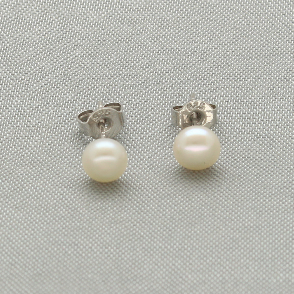 J Pearls Luxe 925 Silver Stud Earrings
