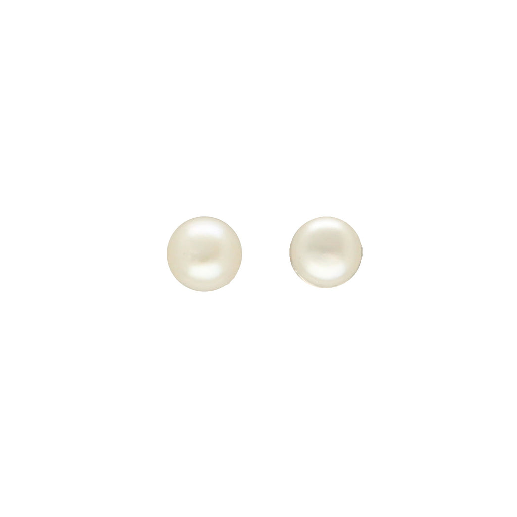 J Pearls Couture 925 Silver Stud Earrings