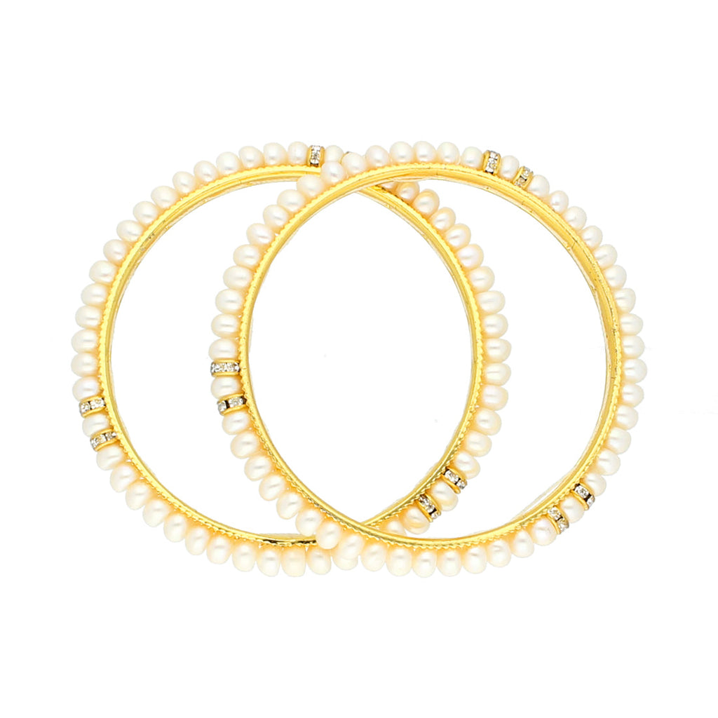 J Pearls Pearls Kangan - Real Pearl Jewelry