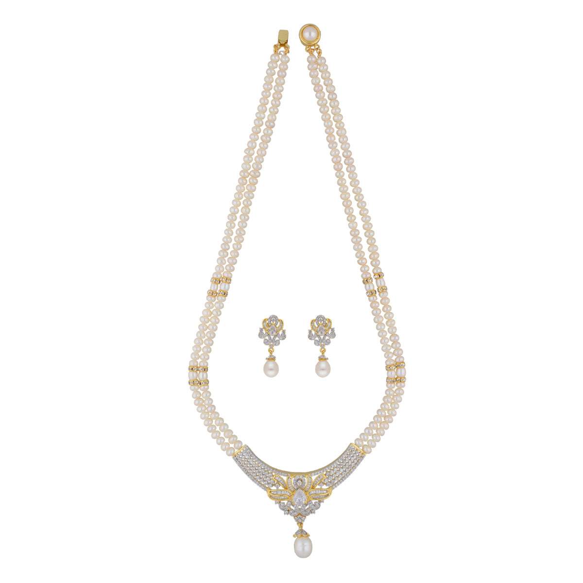 J Pearls Mesmerizing Pearl Necklace - Real Pearl Jewelry | Grocsy