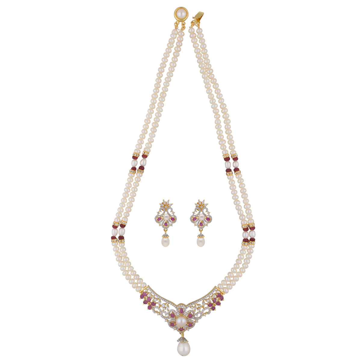 J Pearls Charming Pearl Necklace - Real Pearl Jewelry | Grocsy