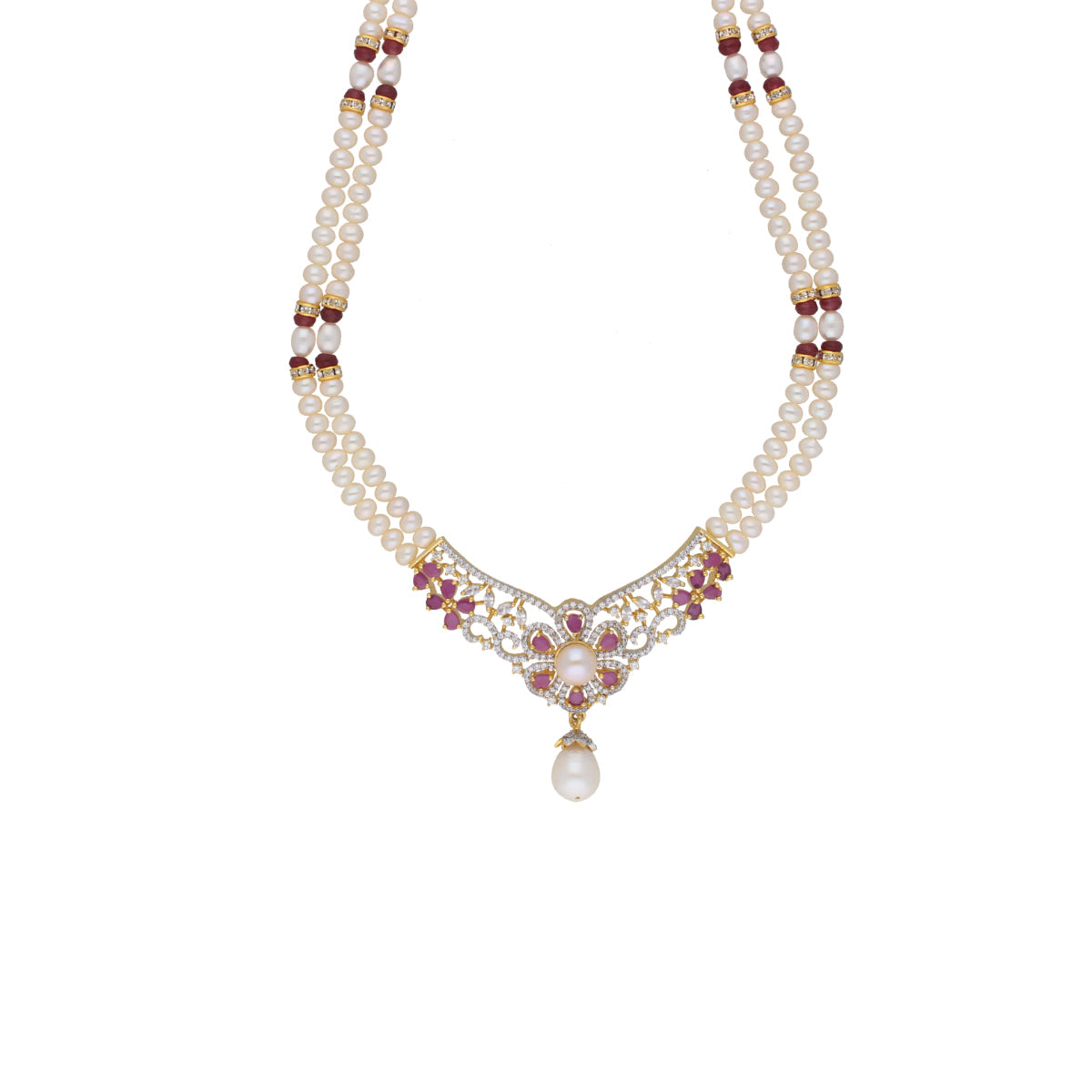J Pearls Charming Pearl Necklace - Real Pearl Jewelry | Grocsy