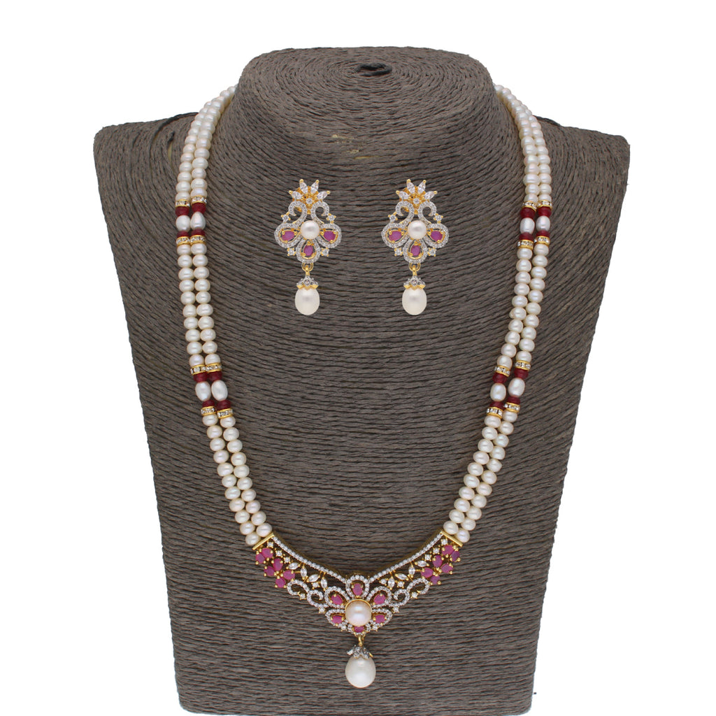 J Pearls Charming Pearl Necklace - Real Pearl Jewelry | Grocsy