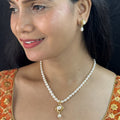 J Pearls Gleaming Pearl Necklace Set | Grocsy
