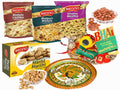 Bikano Favourites and Dryfruits Rakhi Puja Thali Gift | Grocsy