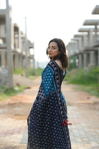 khanduapata Green & Black Colour Box Design Cotton Saree For Women | Grocsy