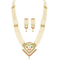 J Pearls Exclusive Rani Necklace Set - Real Pearl Jewelry