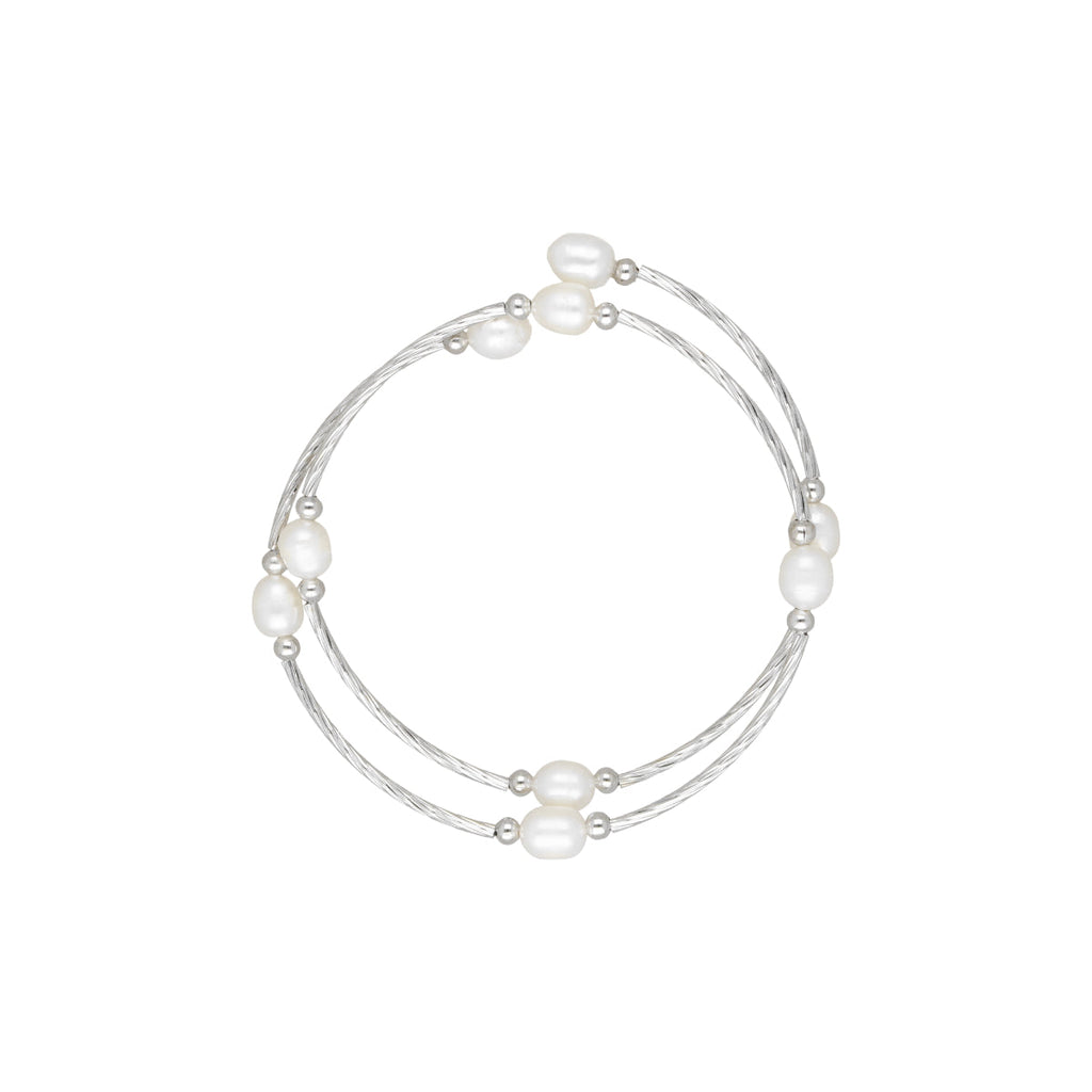 J Pearls Charm Pearl Bracelet