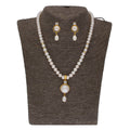 J Pearls Elegant Single Drop Pearl Set - Real Pearl Jewelry
