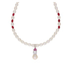 J Pearls Trendy Pearl Pendant Set - Real Pearl Jewelry | Grocsy