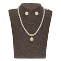 J Pearls Single String Fashionable Pearl Set - Real Pearl Jewelry