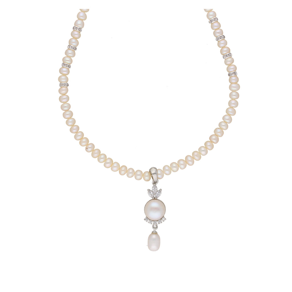 J Pearls Fashionable Pearl Pendant Set - Real Pearl Jewelry | Grocsy