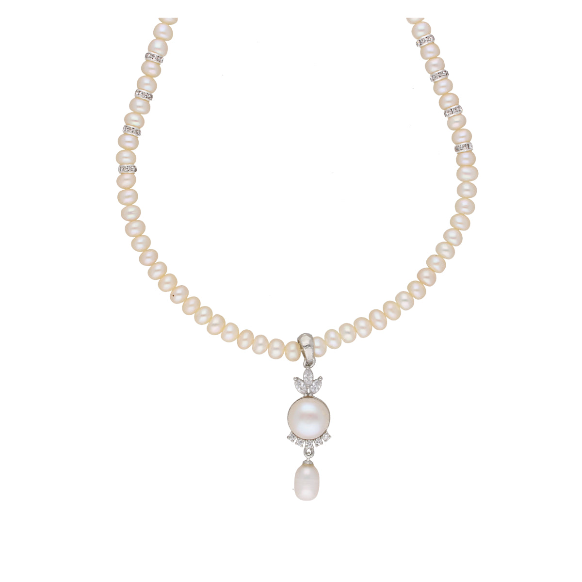 J Pearls Fashionable Pearl Pendant Set - Real Pearl Jewelry | Grocsy