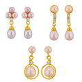 J Pearls Pink Pearl Combo - Real Pearl Jewelry | Grocsy
