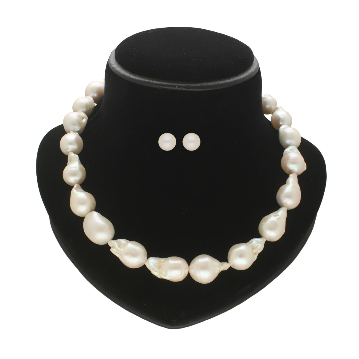 J Pearls Ehani 1 Line Baroque Pearl Necklaces | Grocsy