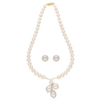 J Pearls Nisha 1 Line Round Pearl Necklaces | Grocsy