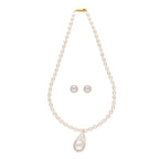 J Pearls Zora 1 Line Pearl Necklaces | Grocsy