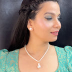 J Pearls Zora 1 Line Pearl Necklaces | Grocsy