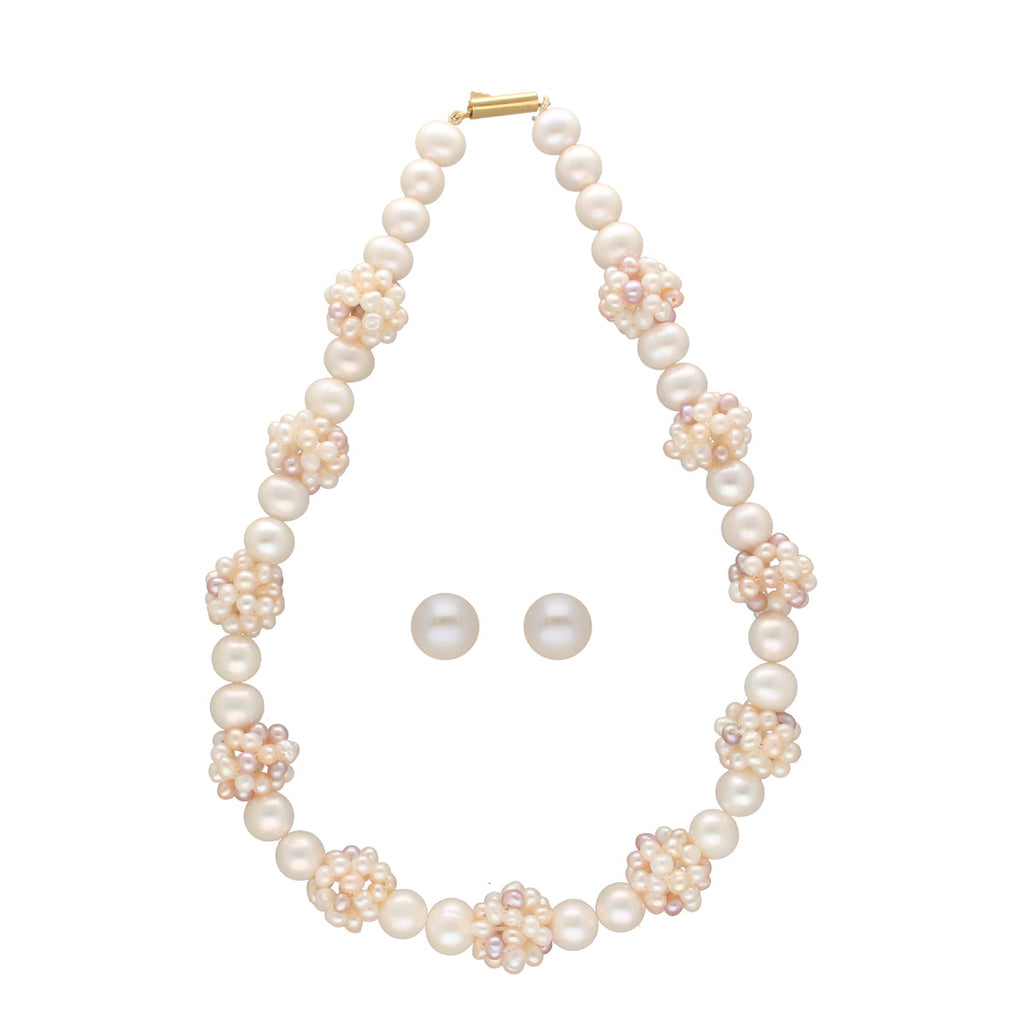 J Pearls Zarna 1 Line Pearl Necklaces | Grocsy