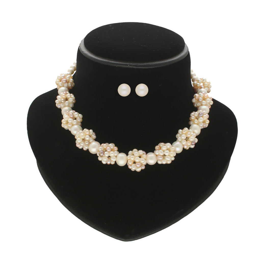 J Pearls Sarah 1 Line Pearl Necklaces | Grocsy