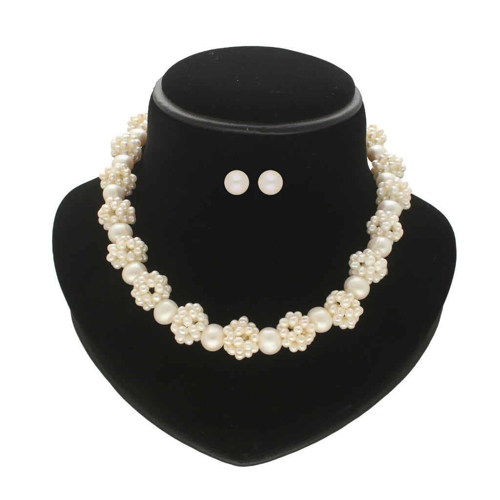 J Pearls Ihita 1 Line Pearl Necklaces | Grocsy