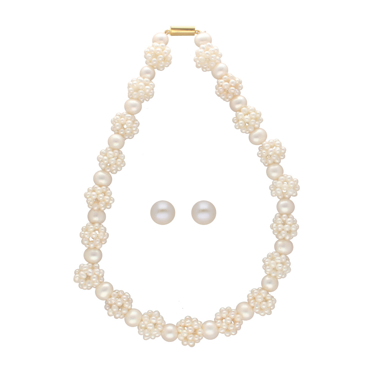 J Pearls Ihita 1 Line Pearl Necklaces | Grocsy