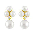 J Pearls Snow White Pearl Earrings - Real Pearl Jewelry | Grocsy
