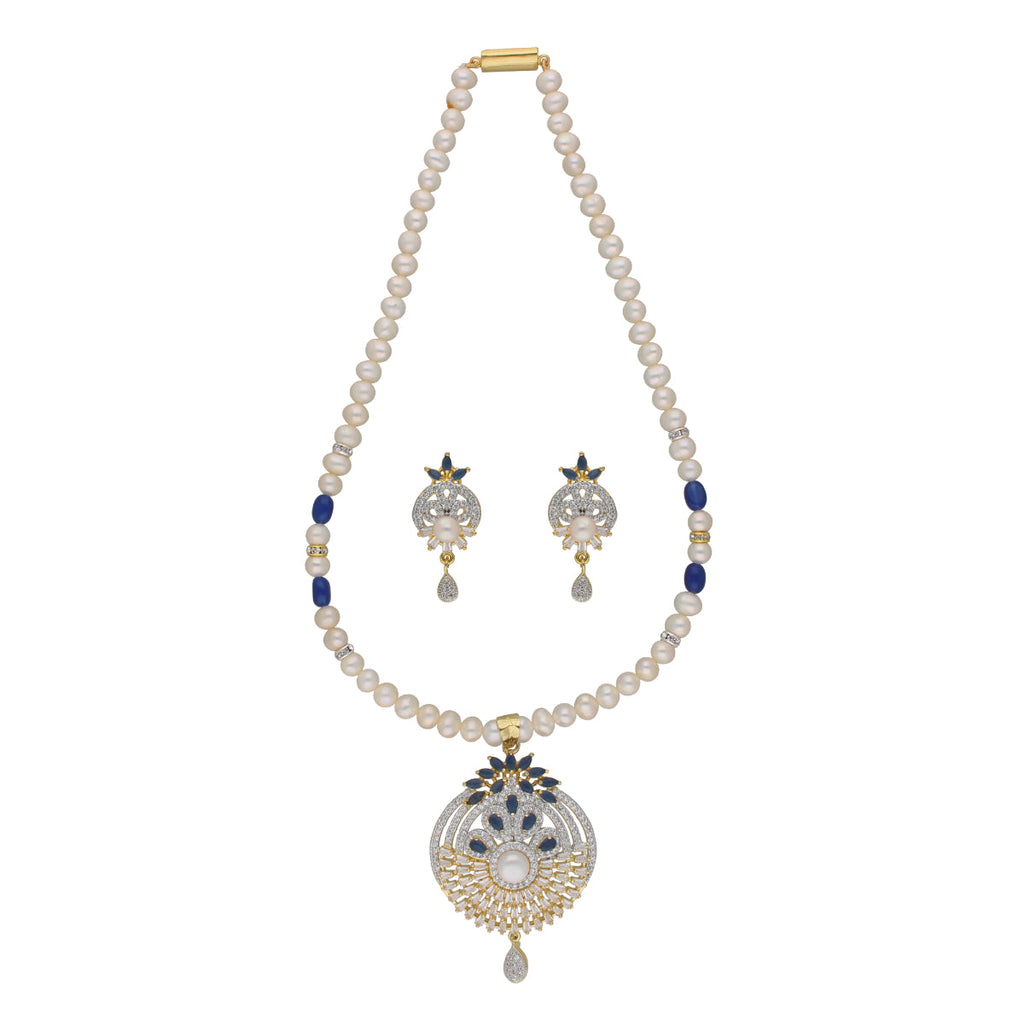 J Pearls Dakshita 1 Line Pearl Sets - Real Pearl Jewelry | Grocsy