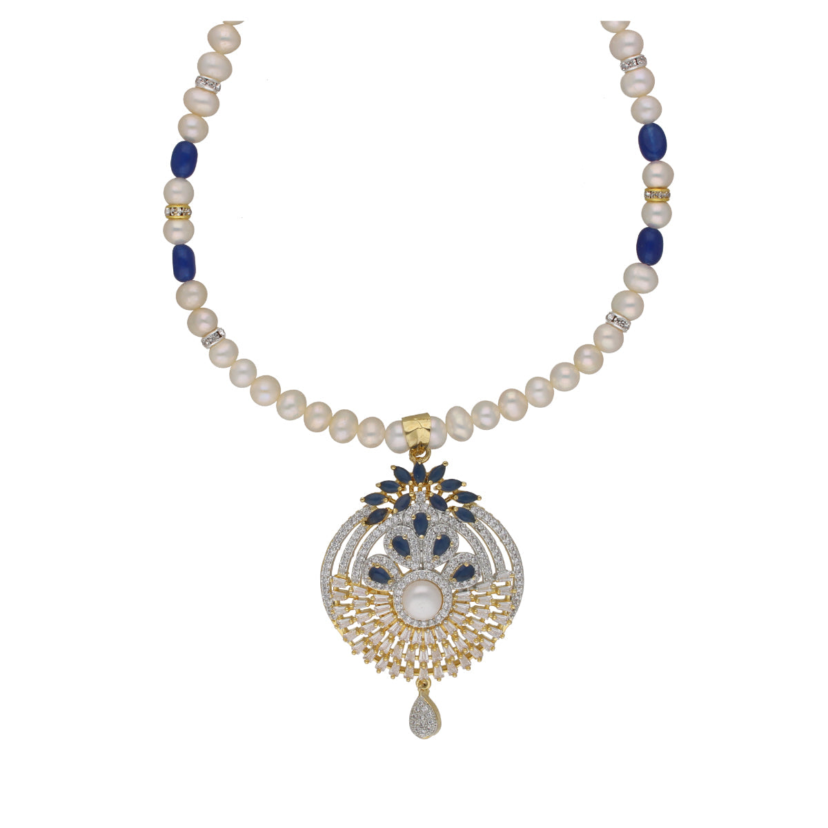 J Pearls Dakshita 1 Line Pearl Sets - Real Pearl Jewelry | Grocsy