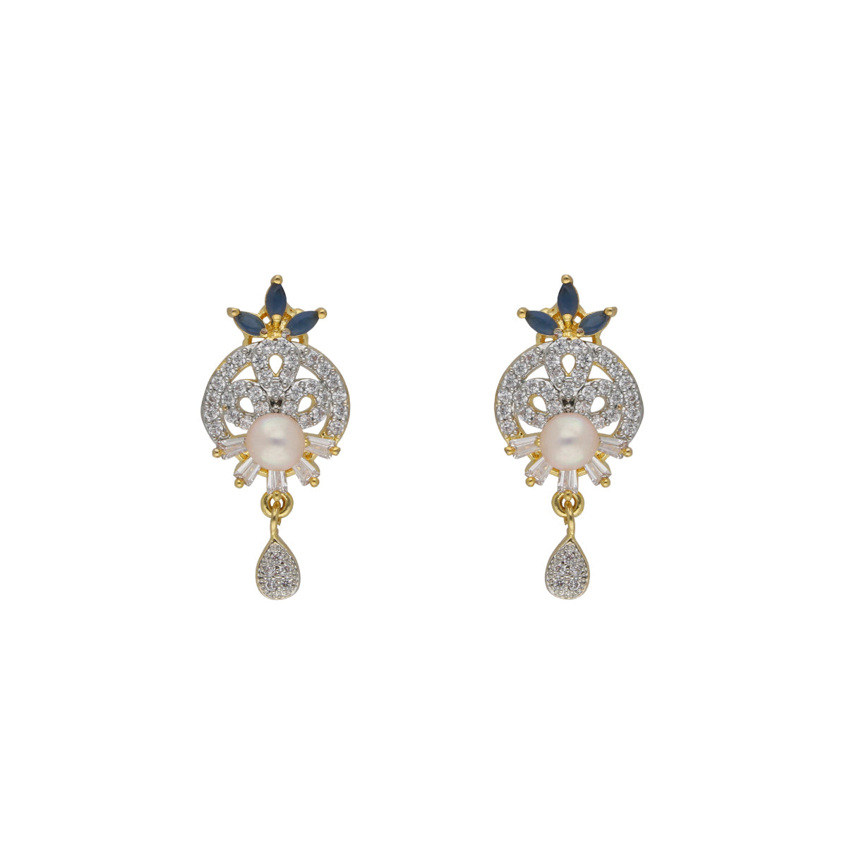 J Pearls Dakshita 1 Line Pearl Sets - Real Pearl Jewelry | Grocsy