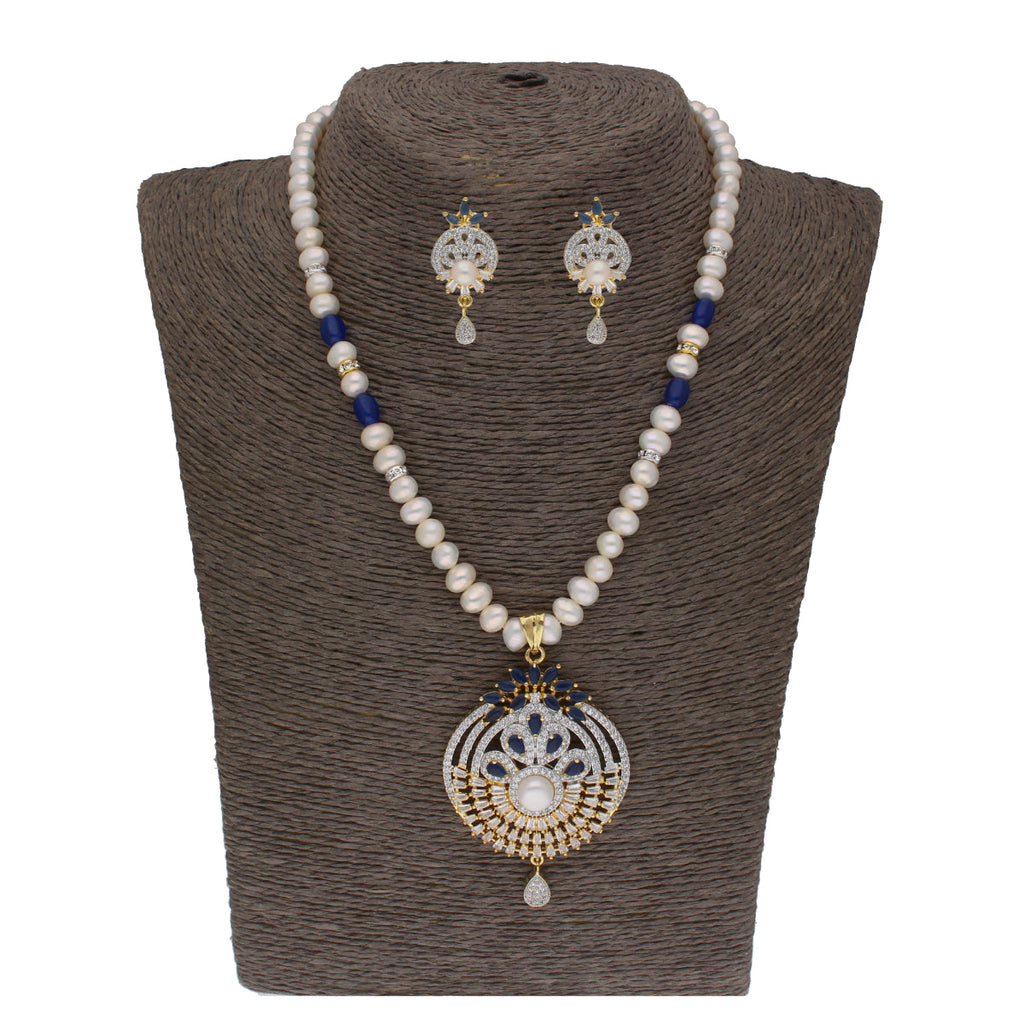 J Pearls Dakshita 1 Line Pearl Sets - Real Pearl Jewelry | Grocsy