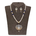 J Pearls Dakshita 1 Line Pearl Sets - Real Pearl Jewelry | Grocsy