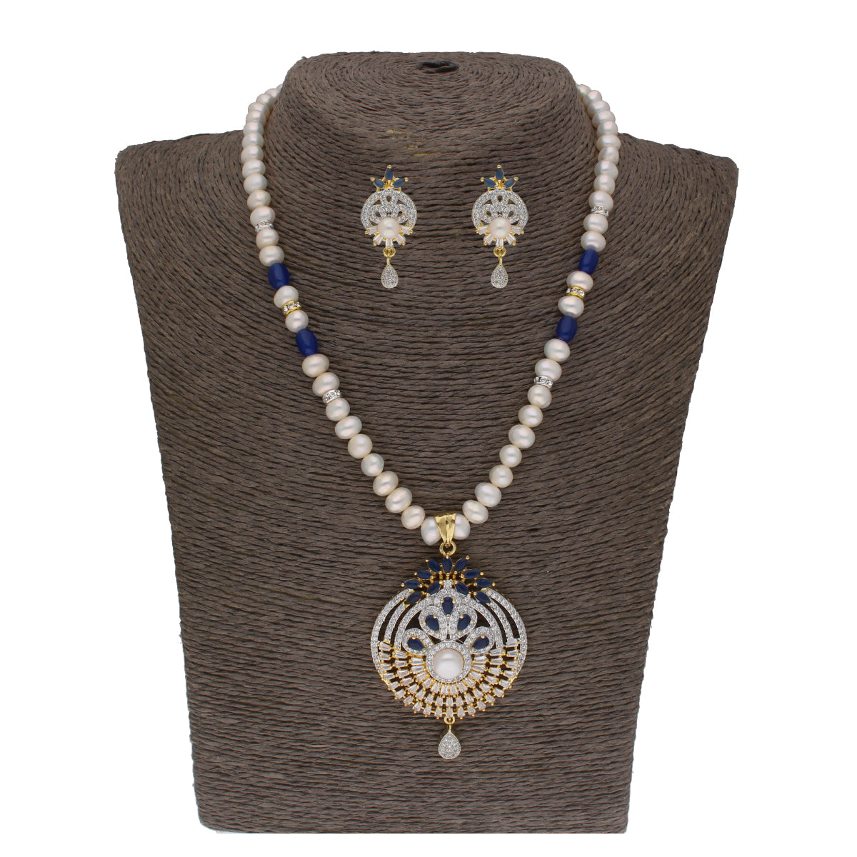 J Pearls Dakshita 1 Line Pearl Sets - Real Pearl Jewelry | Grocsy